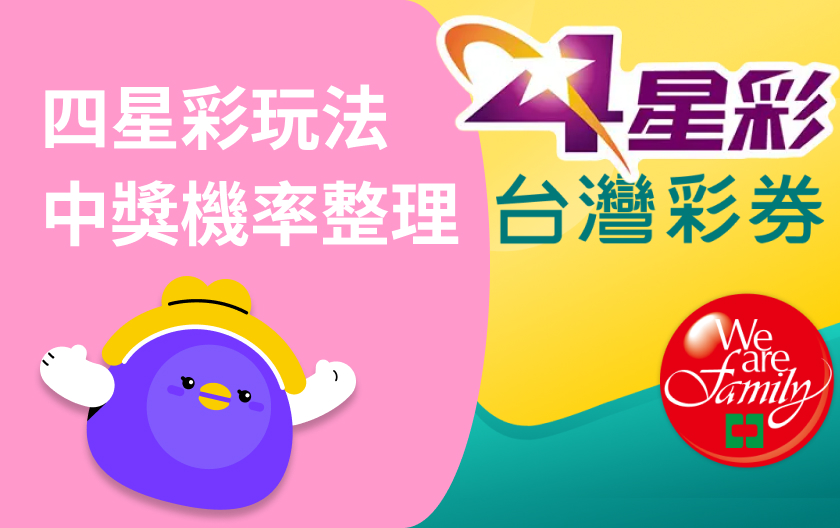 四星彩介紹｜怎麼玩？中獎機率與開獎時間一次看！